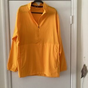 Adidas climalite Golden Yellow Jacket half zip